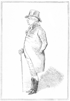 SKETCH OF TOWNSEND of Bow Street.

(Drawn by Richard Doyle.)
