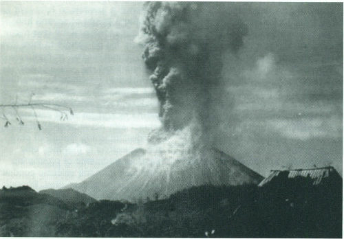 Parícutin Volcano, Mexico, 1947.