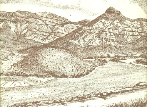 Fig. 6.—Sheep Rock from Thomas Condon viewpoint.