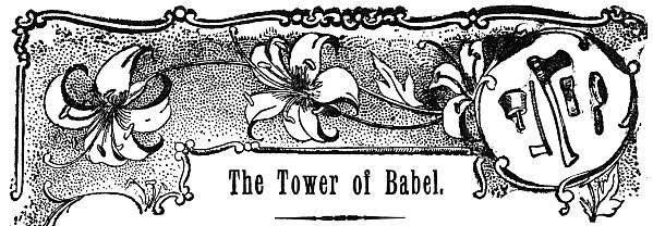 The Tower of Babel.