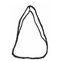Fig. 34. Obsidian object from Mound No. 10.