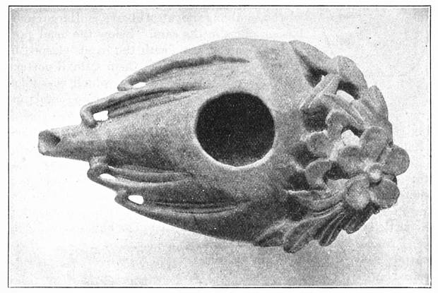 Fig. 78. Soapstone lamp found in Mound No. 33.