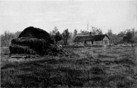One of the last log houses to survive in the vicinity of
Jefferson. When Mr. Howells lived in the town such dwellings were common
in the surrounding farm region