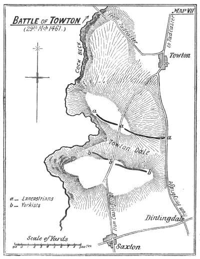 Map VII: Battle of Towton.