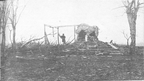 Ruins of the Henry House after the Second Battle of Manassas. Wartime photograph. Courtesy National Archives.