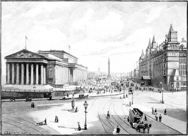 St. George’s Hall and Lime Street
