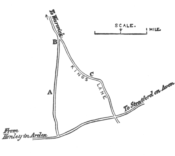 MAP OF ROAD TO STRATFORD.