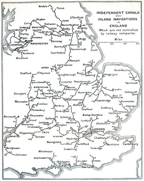 INDEPENDENT CANALS AND INLAND NAVIGATIONS IN ENGLAND