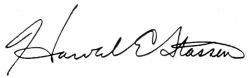 Signature of Harold Stassen