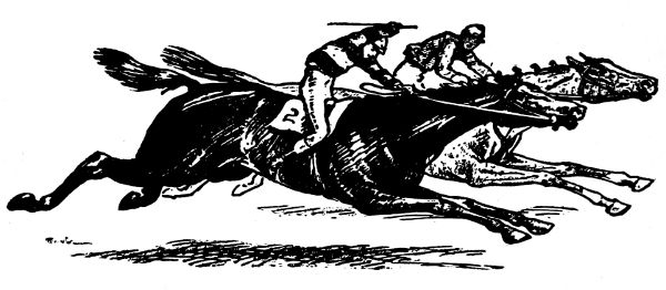 (Horses racing)