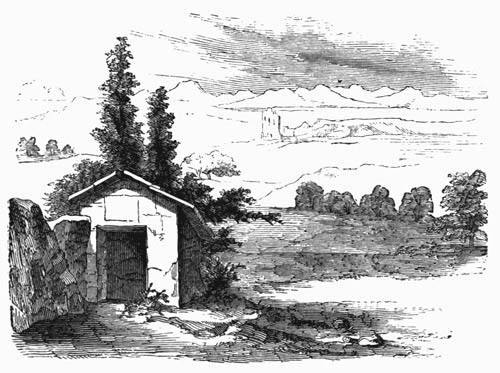 Illustration: Fig. 30.—Entrance to the Catacomb of St. Agnes.