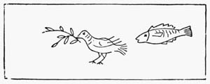 Illustration: Fig. 53.—Fish and Dove.