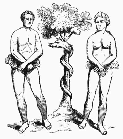 Illustration: Fig. 62.—The Temptation and Fall.