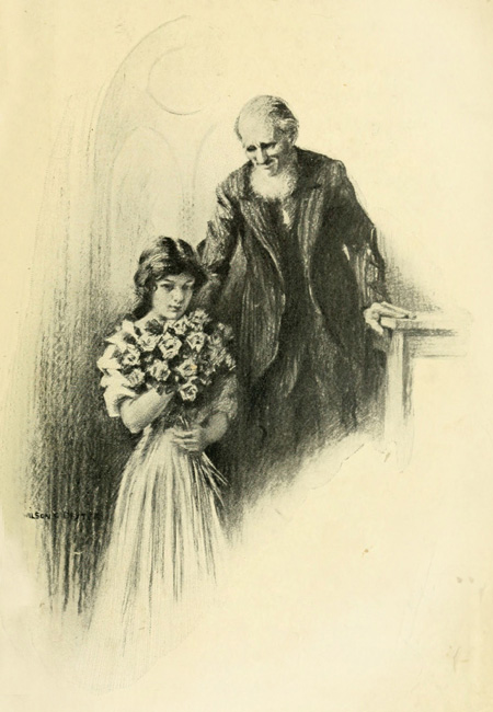 Illustration: HE KEPT HER BESIDE HIM