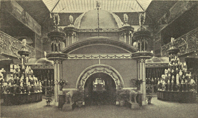 GENERAL VIEW, CALIFORNIA EXHIBIT, SEATTLE, 1909 Center Piece or Fruit Palace