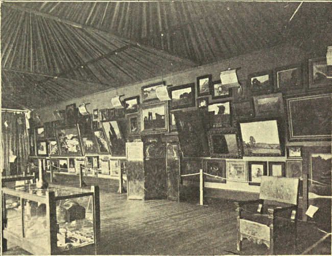 SECTION OF ART GALLERY, CALIFORNIA EXHIBIT, SEATTLE, 1909