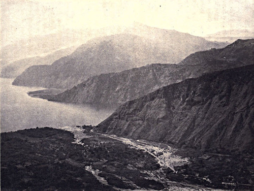 Panajachl and the lake of Atitlan