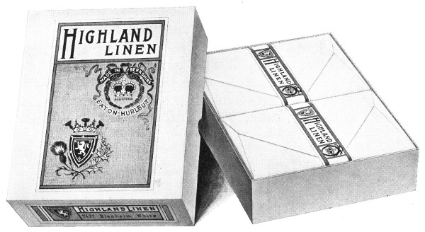 Highland Linen stationery