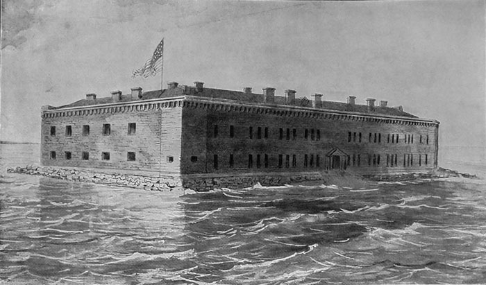 Fort Sumter before the bombardment