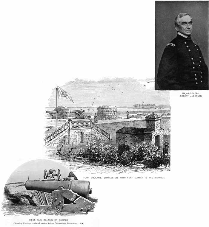 ROBERT ANDERSON, FORT MOULTRIE, AND SIEGE GUN