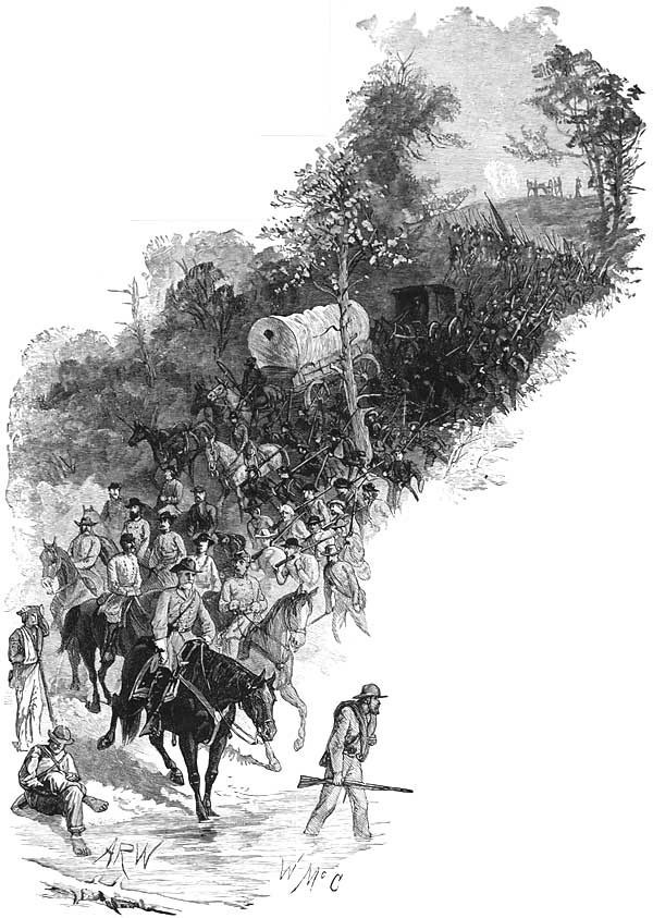 RETREAT OF LEE'S ARMY AFTER GETTYSBURG