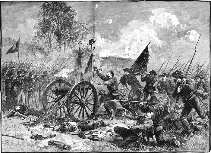 PICKETT'S CHARGE AT GETTYSBURG
