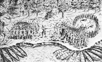 Champlain's Fight with Iroquois