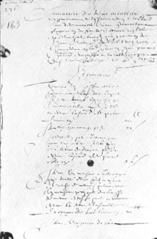 Inventory of Dollard's Effects