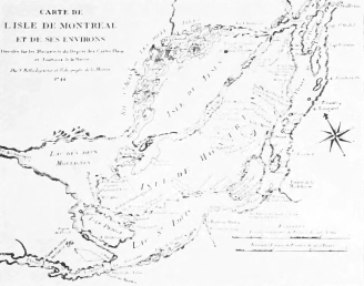 Old Map of Montreal