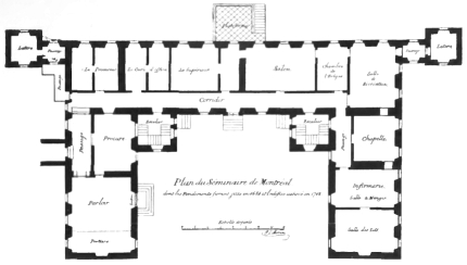 Ground Plan of the Seminary of Montreal