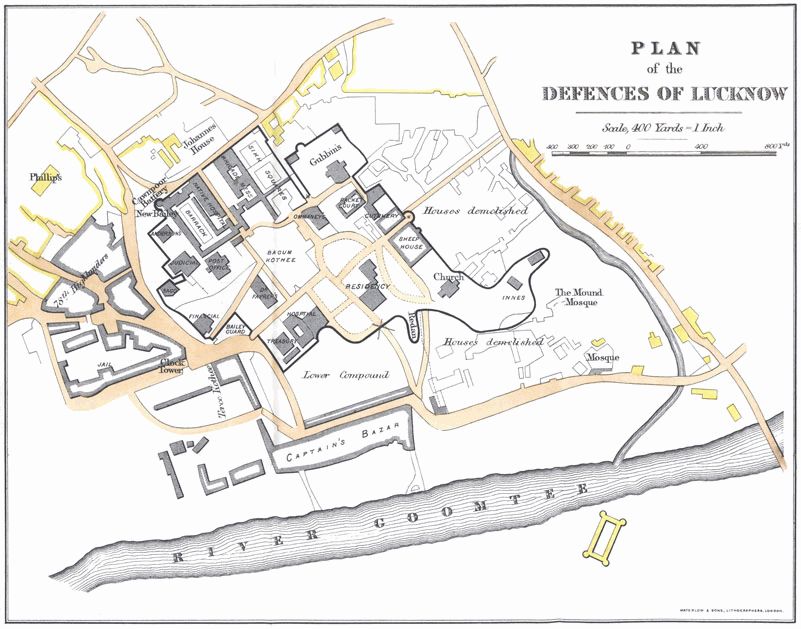Plan of the
Defences of Lucknow