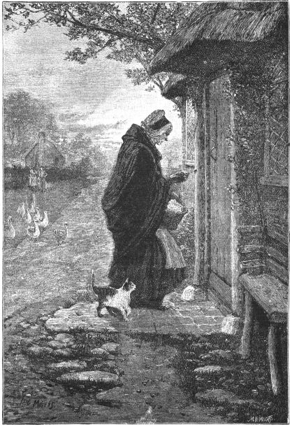 woman at door
