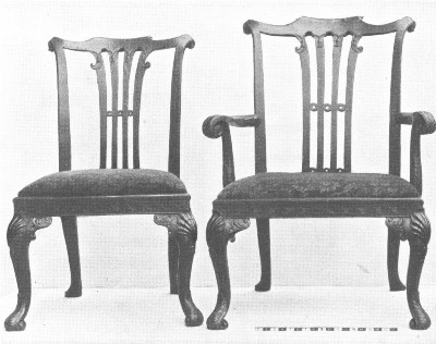 CHIPPENDALE CHAIRS