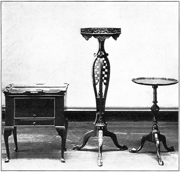 Figure 23. CHIPPENDALE CANDLE, TEA AND MUSIC STANDS