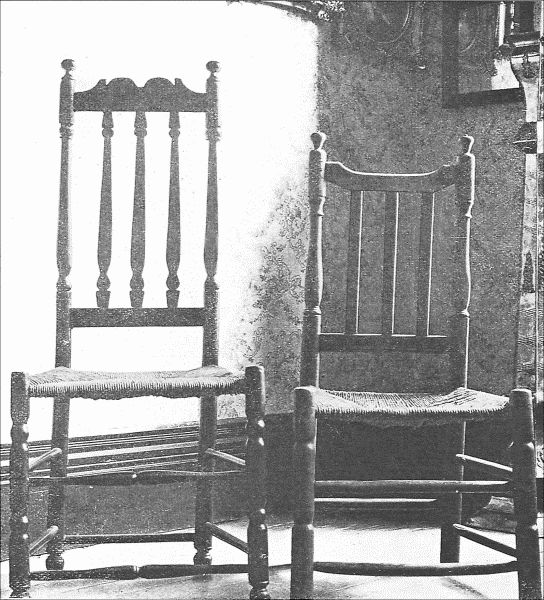 Figure 46. RUSH-BOTTOMED CHAIRS.