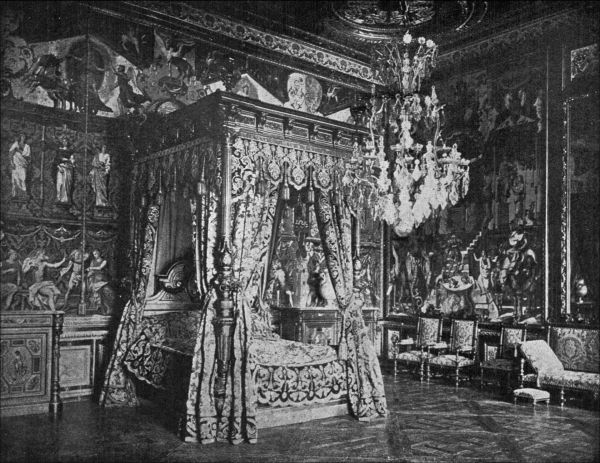 Figure 71. BEDROOM OF ANNE OF AUSTRIA AT FONTAINEBLEAU.
