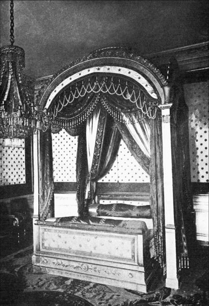 Figure 80. BED OF JOSEPHINE AT FONTAINEBLEAU.
