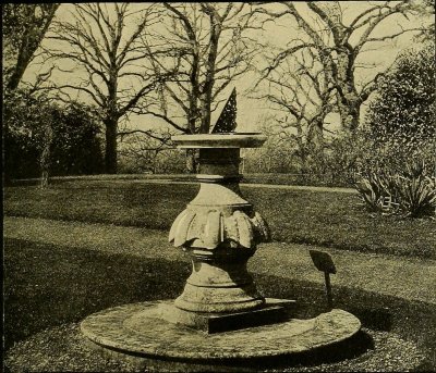 Sun Dial Designed and
Placed by Sir Isaac Newton
in Cranbury Park