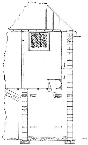Fig. 18. Section through Chamber Floor E.C. and Dry Catch.