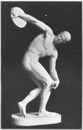 Photo, Metropolitan Museum


MUSCULAR DEVELOPMENT OF AN ATHLETE—THE DISCUS THROWER OF MYRON