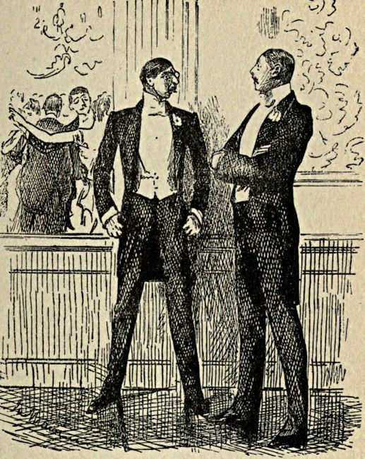Two gentlemen talking