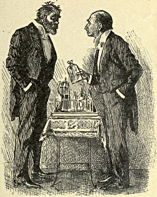 Two gentleman talking