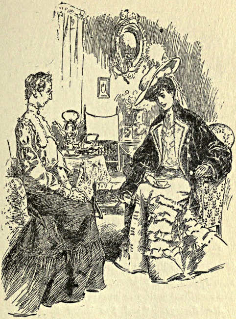 Two ladies talking