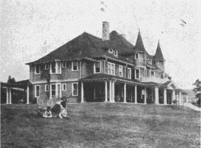Country residence of Sir Rodolphe Forget, M.P., at Ste Irénée on the St. Lawrence