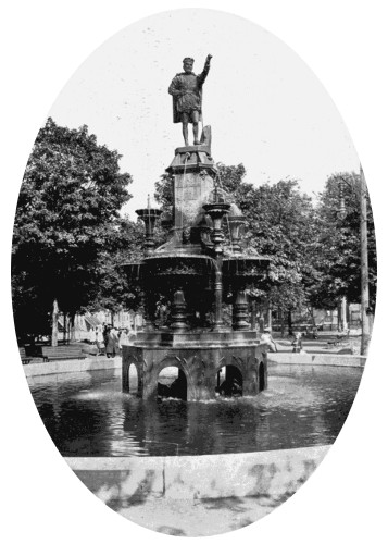 MONUMENT TO JACQUES CARTIER, DISCOVERER OF MONTREAL, ERECTED AT ST. HENRI, MONTREAL