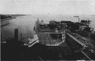 Duke of Connaught Pier and Floating Dry Dock. Capacity 25,000 tons