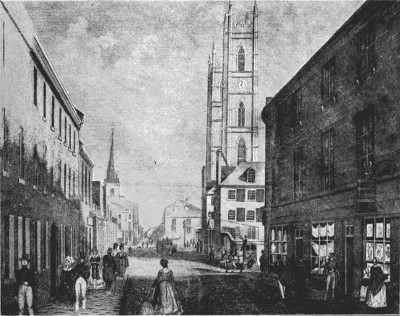 Notre Dame Street ABOUT 1845