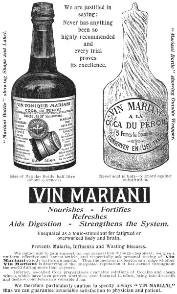 VIN MARIANI advertisement