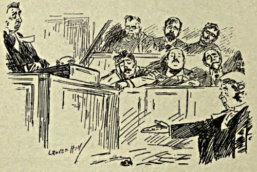 Courtroom, almost everyone sleeping