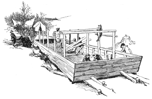 building a flatboat
